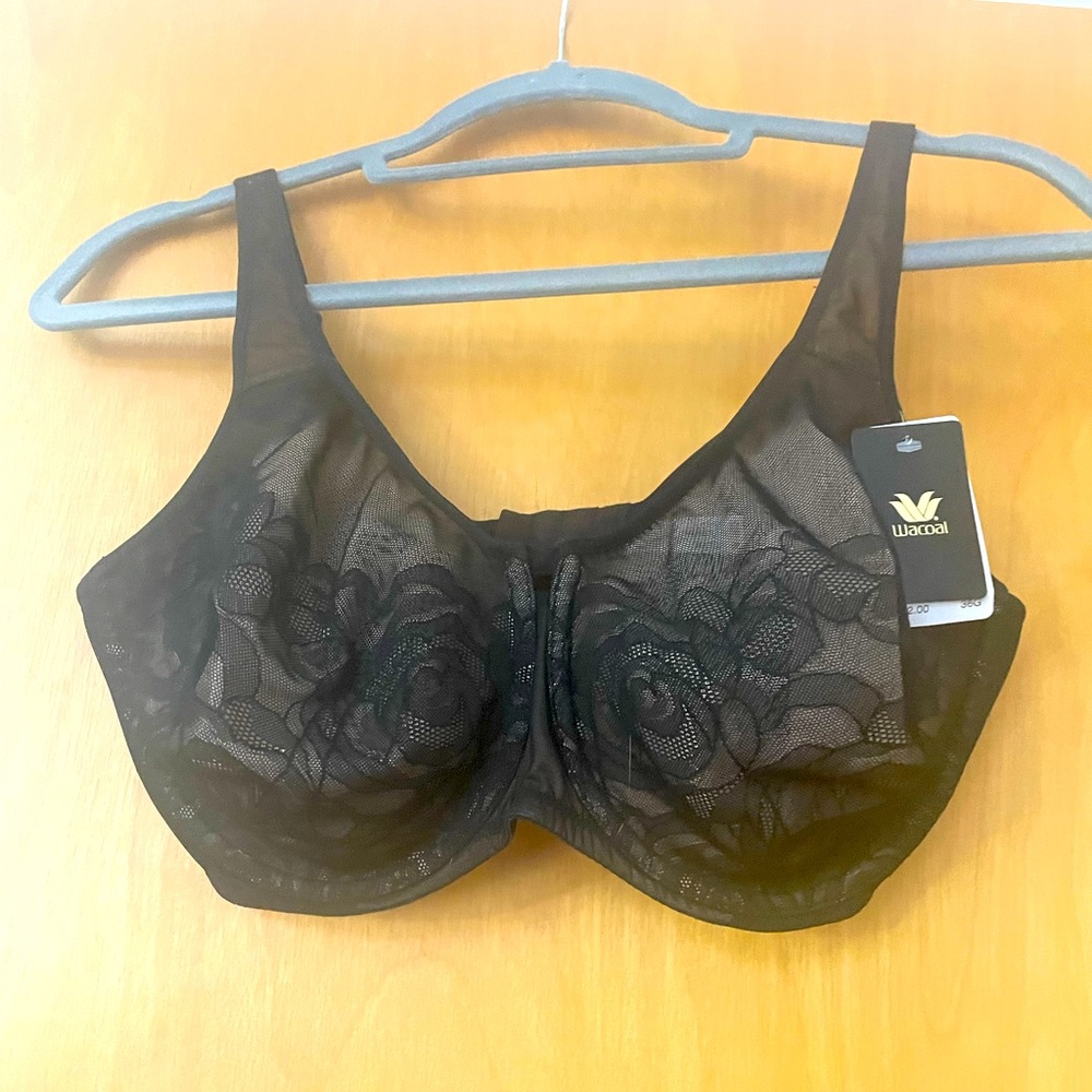 Wacoal 36G 855225 stark beauty black underwire